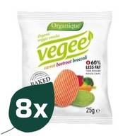 Sada 8x Organique - Vegee zeleninové chipsy 25 g