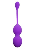 Vibračné kegelové loptičky 32mm 80g Purple 10 funkcií USB - Séria B