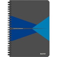 LEITZ OFFICE NOTEBOOK A5/90K KONTROLOVANÝ, MODRÁ