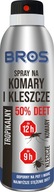 DEET sprej proti komárom a kliešťom 50% 180 ml Bros