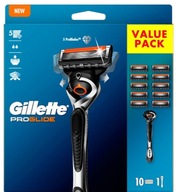 Gillette PROGLIDE / Stroj s 10 kazetami.