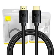 Kábel Baseus s vysokým rozlíšením HDMI-HDMI 1,5 m 8K