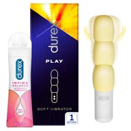 DUREX SET Vibrátor pre ženy erotický masážny prístroj + Intima intímny gél ZADARMO