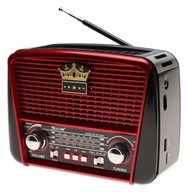 Rádio RETRO Prenosné SOLAR Svietidlo MP3 USB Solar 3039