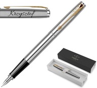 Parker Jotter Steel pero 23k, puzdro GRAVÍROVANIE ZDARMA