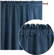 Velvet Curtain Velvet Velvet Navy Blue 140x250 T