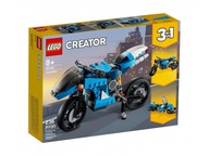 LEGO CREATOR 3V1 31114 NAHRAŇOVAČ MOTOROV NA MOTORKY