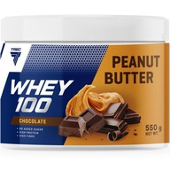 TREC Arašidové maslo WHEY 100 550g Čokoládové arašidové maslo PROTEIN