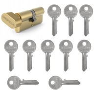 Vložka s KĽÚČOM Gerda 10 KEYS 60 mm 30/30 30x30 x 10 mm 10 KEYS