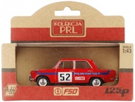 Vozidlo PRL Fiat 126p Rally Red Collectible CAR Vintage CAR