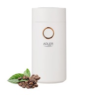 Adler AD 4446wg Mlynček na kávu Herb orechový elektrický z bieleho zlata 150W
