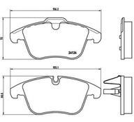 BREMBO BRZDOVÉ DESTIČKY DAIMLER SUPER EIGHT