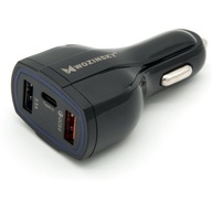 Autonabíjačka 3,5A 35W 3xUSB 12V 24V