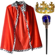 KING QUEEN OUTFIT SET CROWN CAPESTR