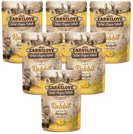 Carnilove Kitten Rabbit Marigold Krmivo s králikom pre mačiatka 12x85g