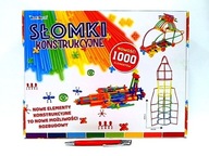 Dizajnové slamky Veľká sada 1000 ks Farebné