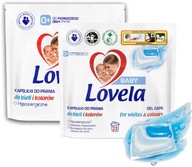 LOVELA Baby Laundry Capsules Biela farba 2x23 ks