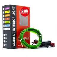 LED FIBER OPTIC 24V EL WIRE - ZELENÝ 2M