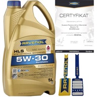 RAVENOL HLS 5W30 5L BMW LL-04 MB 229,52 GM DEXOS2 + PRÍV.