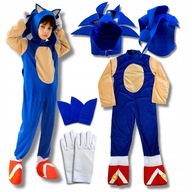 Karnevalový kostým Kostým Sonic the Hedgehog Prestrojenie pre chlapca VEĽKOSŤ. L 134/146