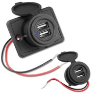 2XUSB NABÍJAČKA DO AUTO NA MONTÁŽ