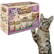 Carnilove Cat Set zmiešaných príchutí pre mačky 12 x 85g