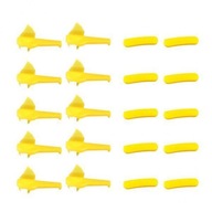 10x10 kusov žlté tesnenie chrániča ráfika 10 kusov
