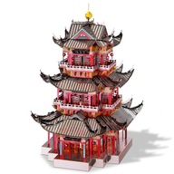 Piececool kovové puzzle 3D model - Juyuan Tower