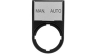 Popisný štítok MAN-AUTO 50x30mm čierna 22mm pro