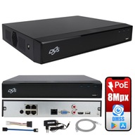 Rekordér pre 4 8Mpx UHD 4K PoE kamery