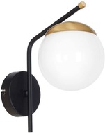 NÁSTENNÁ LAMPA 1X40W ČIERNA/ZLATÁ MILAGRO CARINA