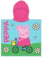 PEPPA PIG na bicykel pončo pončo rýchloschnúci uterák 55x110