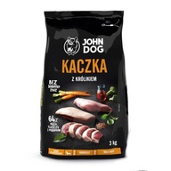 John Dog DOSPELÁ KÁČKA S KRÁLIKOM 3kg MALÉ PSY