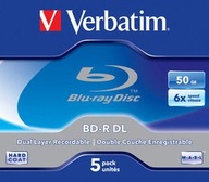 VERBATIM BD-R DL 6x 5P Jewel 50 GB 43748