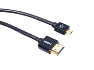 HDMI kábel Maclean MCTV-721, 1 m, typ A, 4K, čierny