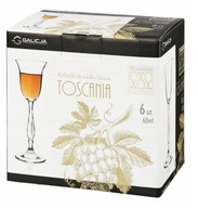 Poháre na likér Bohemia Toscania na vodku 60 ml