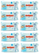 HUGGIES PURE 99% vodné obrúsky 10 x 72