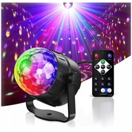 DISCO RGB GUĽA LED DISCO PROJEKTOR S DIAĽKOVÝM OVLÁDANÍM