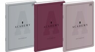 3x zošit A4 so 60 štvorcovými listami ACADEMY