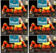 Dilmah Mango Strawberry čierny expresný čaj, ochutený, 20k x 6