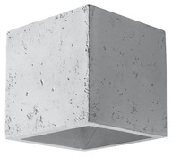 Nástenné svietidlo KEIRA Concrete Grey Square Wall Lamp