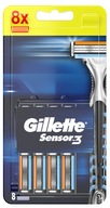 NÁPLŇOVÉ NÁSTROJE do STROJOV Gillette Sensor3 8 kusov