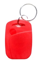 DUAL RFID KEYRING 125 kHZ EM4305 + 13,56 MHz S50 RED 5 ks.