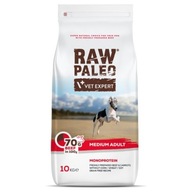 RAW PALEO Adult Medium Beef Hovädzie 10 kg + zadarmo