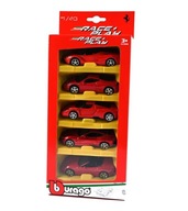 FERRARI CARS BBURAGO SPRING SET 1:43 KOVOVÉ AUTÍČKY