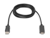 DisplayPort HDMI kábel 4K@60Hz 2m Digitus