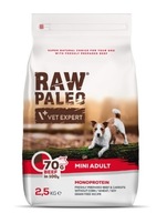 VetExpert Raw Paleo Adult Mini Hovädzie 2,5 kg Hovädzie