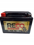 Reco RTX9-GEL YTX9-BS gélová motobatéria 12V 9Ah 140A L+