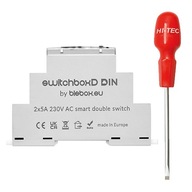 2-kanálový switchBoxD DIN 230V WiFi BLEBOX+