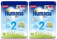 HUMANA 2 NÁSLEDNÉ MLIEKO PO 6 MESIACOCH 2x750g